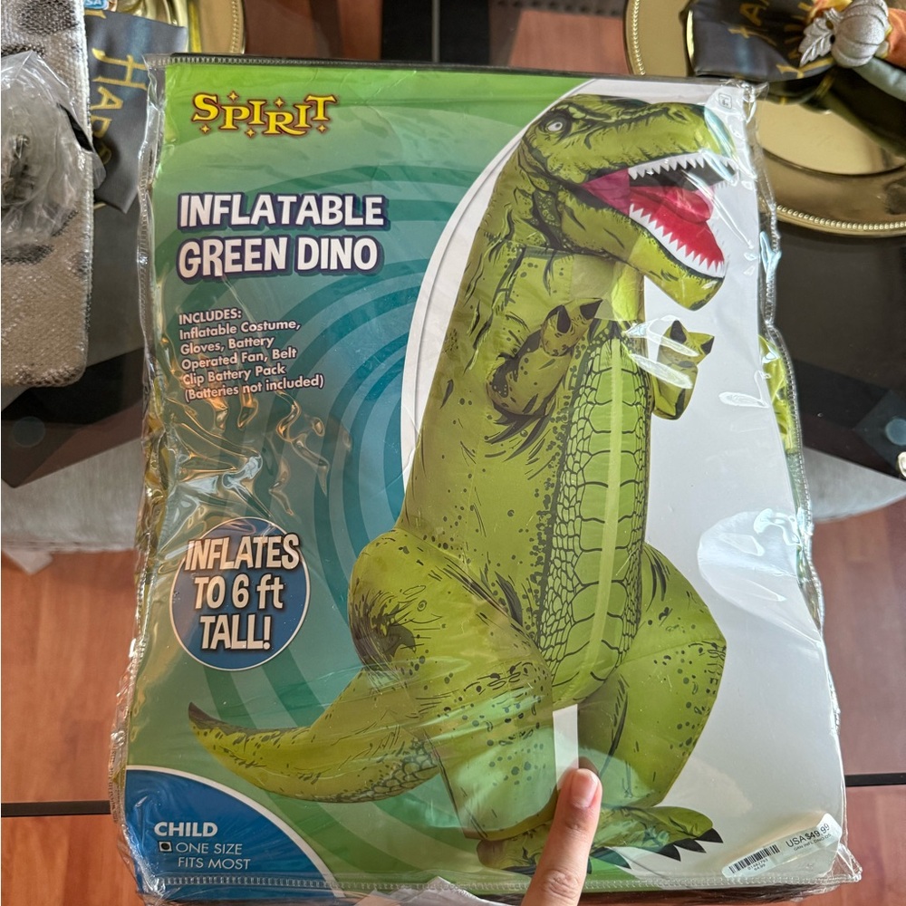 Kids Inflatable Dino Costume